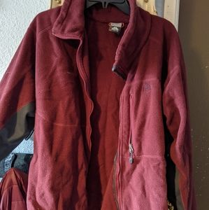 Nike ACG fleece, XL, red and gray